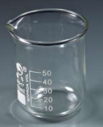 Pharmacy Glass Beaker 50ml (Qty 12) - Click Image to Close